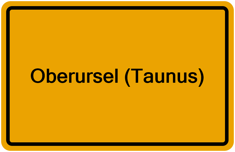 Handelsregisterauszug Oberursel (Taunus)